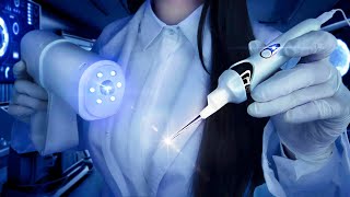 ASMR Super professional ear treatment and ear cleaning English ver  scifi asmr [upl. by Isawk543]