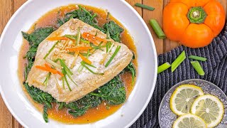 Easy Rockfish Fillet Recipe Oven Steamed Fish [upl. by Ayanad395]