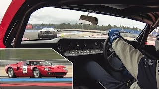 Ford GT40 Mk1 at Circuit Paul Ricard OnBoard Accelerations amp Sound [upl. by Goodden]