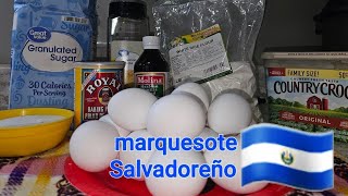 COMO HACER MARQUESOTE SALVADOREÑO [upl. by Neale]