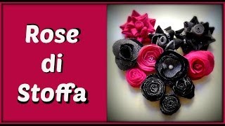 Fiori e Rose di stoffa  Fabric flowers and roses Arte per Te [upl. by Hteik]