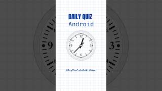 Daily quiz  Android quiz android apk [upl. by Ardnasxela]