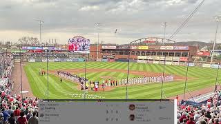 Reading Fightin Phils Phillies at Harrisburg Senators Nationals [upl. by Heidie]