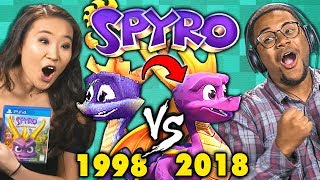 SPYRO Old vs New 1998 vs 2018  React Gaming [upl. by Refinne652]