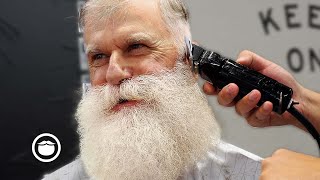 Amazing White Beard Gets Reshaped To Another Level [upl. by Franny206]