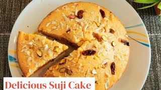 Suji Cake Recipe  Easy Homemade Rawa Cake cooking foodie foodie recipe [upl. by Brest]