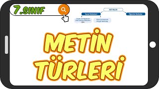 Metin Türleri  En Kolay Konu Anlatımı 📙 7Sınıf Türkçe 2023 [upl. by Helyn863]