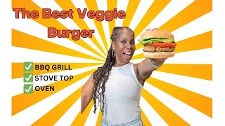 BEST Homemade Veggie Burger  Recipe  Better than store bought  Super EZ  My Vegan Kitchen Life [upl. by Allegra658]