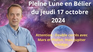 Pleine lune du jeudi 17 octobre 2024 [upl. by Fulmis]