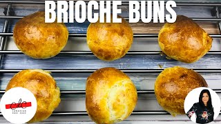 Brioche Burger Buns Homemade [upl. by Eustatius]