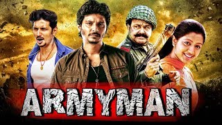 Army Man Aran New Action Hindi Dubbed Full Movie  Jiiva Mohanlal Shweta Menon [upl. by Seward964]