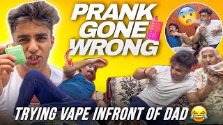 VAPE PRANK ON DAD 😂 [upl. by Claiborn]