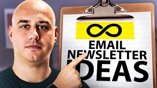 How To Come Up With Infinite Email Ideas For Your Newsletter [upl. by Llednik]