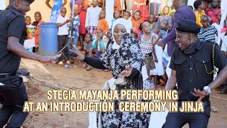 Stecia Mayanja performing at an Introduction Ceremony in Jinja [upl. by Neersan]