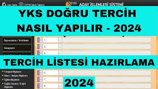 2024  YKS Tercih Nasıl Yapılır  YKS Tercih Yaparken Nelere Dikkat Etmeli [upl. by Yraunaj]