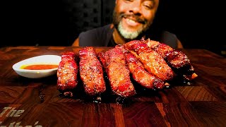 Bbq Ribs With Honey amp Old Bay Prepare To Make Your Neighbors Jealous [upl. by Ivon]