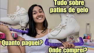 TUDO SOBRE MEU PATINS DE GELO EDEA  DICAS DE COMO CUIDAR E COMPRAR SEUS PATINS [upl. by Ahern]