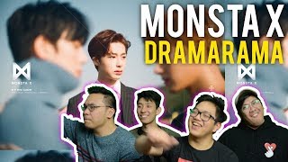 MONSTA X caught in some quotDRAMARAMAquot MV Reaction [upl. by Hulbert]