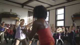 AFRO FLOW YOGA  Leslie Salmon Jones amp Iyeoka [upl. by Tterag946]