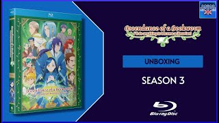 Unboxing Ascendance of a Bookworm  Season 3 BluRay US [upl. by Azal]