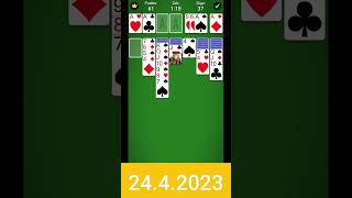 2442023  113 Moves Mobilityware Solitaire Daily Challenge [upl. by Dronel528]