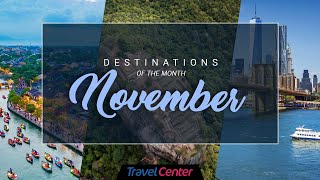 Best Places To Visit In November  November Holiday Destinations [upl. by Elleiram]