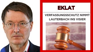 Eskalation Wird Lauterbach jetzt überwacht [upl. by Bathulda]