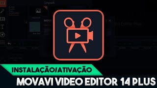 Como baixar instalar e crackear  MOVAVI VIDEO EDITOR PLUS 14 [upl. by Gerdi]