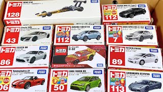 11 Type Tomica cars opened from the box ☆ Mini drag car mcqueen honda lamborghini [upl. by Jammal]