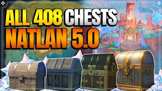 ALL Chest Locations in Natlan 50  407 In Achievement  In Depth Follow Along 【Genshin Impact】 [upl. by Tehc]