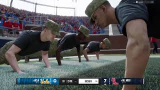 NCAA College Football25 Online Dynasty BCS Playoffs Roun 1 Ole Miss Rebels vs UCLA Bruins User game [upl. by Moynahan]