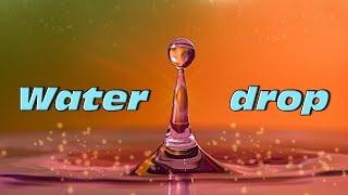 Fotografare una goccia dacqua  Water drop photography tutorial [upl. by Edlitam]