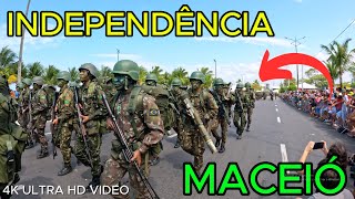 Desfile de 7 de Setembro 2024  Dia da Independência do Brasil  Maceió  AL  4K   Parte 1 [upl. by Ronal]