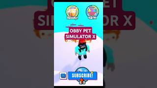 OBBY PET SIMULATOR X ROBLOX robloxindonesia petsimulator petsimulatorxroblox robloxshorts [upl. by Zirtaeb214]