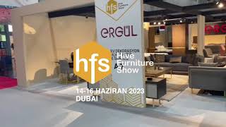 ERGÜL Mobilya Hive Furniture Show Dubai [upl. by Lunette]