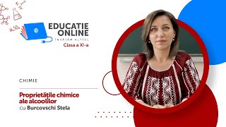 Chimie Clasa a XIa Proprietăţile chimice ale alcoolilor [upl. by Chemar]