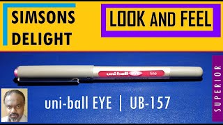 uniball Eye UB157  Roller Ball Pen  View [upl. by Etep]