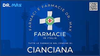 ⚕️Farmacie a CIANCIANA in Provincia di AGRIGENTO  Regione SICILIA  👔 Dr MAX [upl. by Petrine]