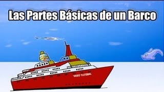 Terminología de un Barcos  Aprender las Partes de un Barco  Proa Popa Estribor Babor [upl. by Philips]