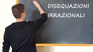 Disequazioni Irrazionali [upl. by Eunice]