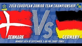 Denmark Grønbjerg Magelund vs Germany Moszczynski Resch SF  European Jnr Team C’ships 2018 [upl. by Ellan320]