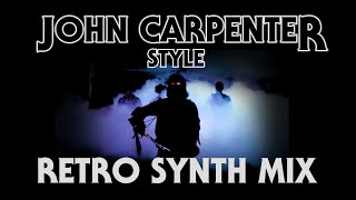 25 Hour John Carpenter Style Retro Synth MIX  Royalty Free Copyright Safe Music [upl. by Eilema]