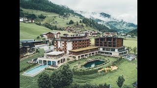 Der Nesslerhof von oben  Unser Hotel in Großarl aus der Vogelperspektive [upl. by Llerol]