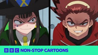 The Great Sushi BATTLE ⚔️  BeyBladeX  BBC Cartoons [upl. by Aubyn]