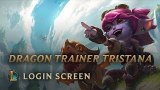 Dragon Trainer Tristana  Login Screen  League of Legends [upl. by Powder]