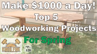 Highest MoneyMaking Woodworking Projects of all Time [upl. by Rhonda]