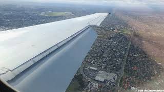 QantasLink Boeing 717200 Gusty Landing into Melbourne Runway 34  QF 1542 Launceston  Melbourne [upl. by Aenitsirhc]