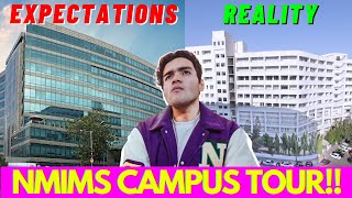 Nmims Mumbai Campus Tour  Nmims Campus Reality  College Campus Tour Vlog  Harshit Chauhan [upl. by Awe]