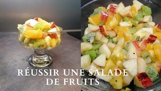 salade de fruits rafraîchissante et rapide  recette amp astuces [upl. by Yvan694]