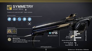 HOW TO GET SYMMETRY  DESTINY 2 [upl. by Lissak30]